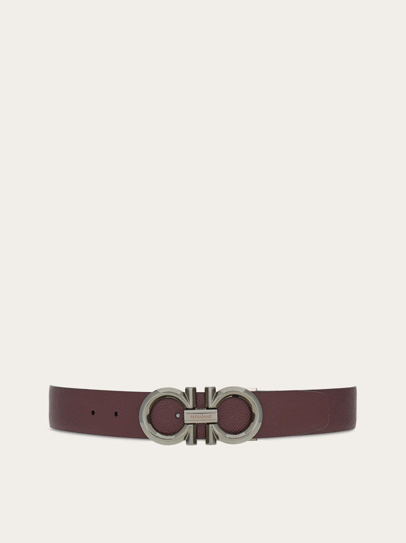 Reversible and adjustable Gancini belt 1