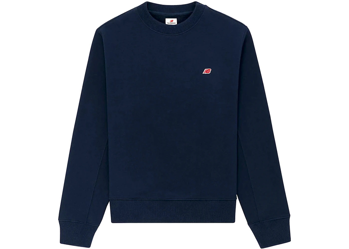 New Balance Made in USA Core Crewneck Sweatshirt Natural Indigo - 1