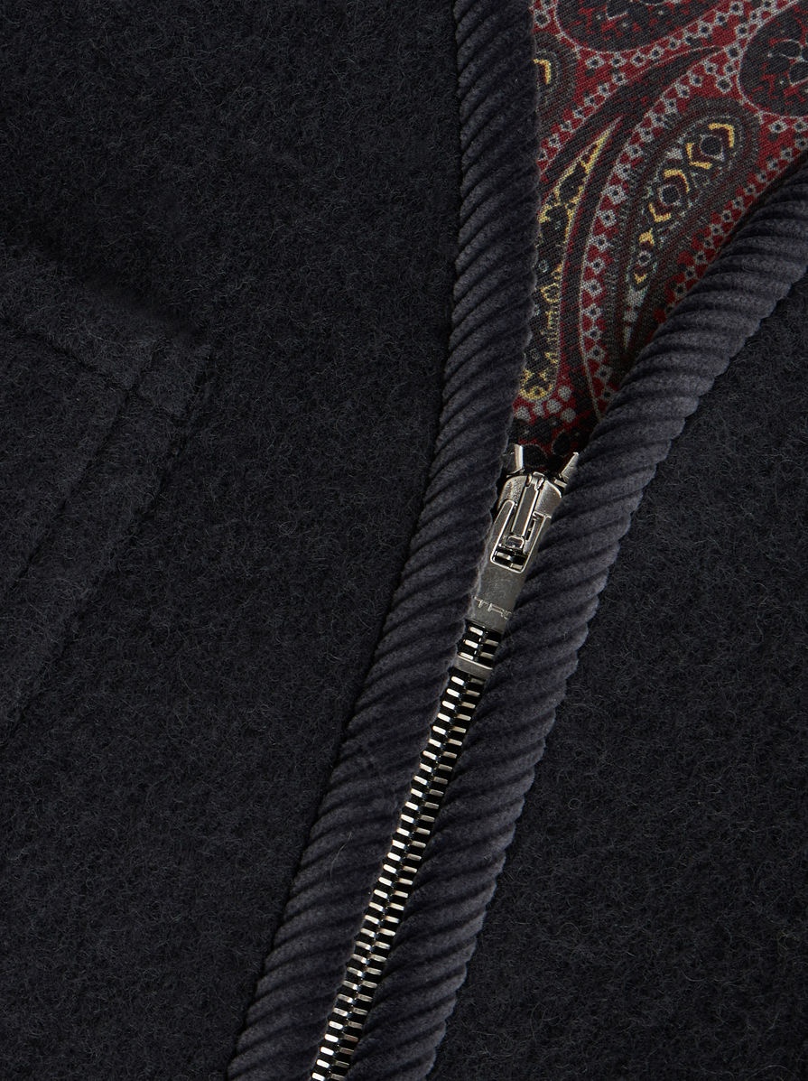 WOOL CLOTH JACKET WITH DRAWSTRING - 3