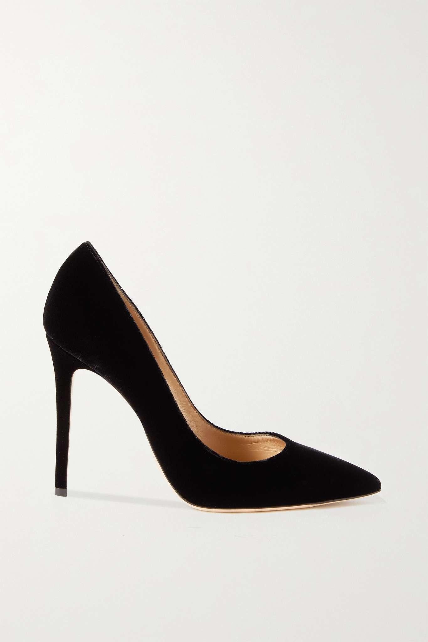 Gianvito 105 velvet pumps - 1