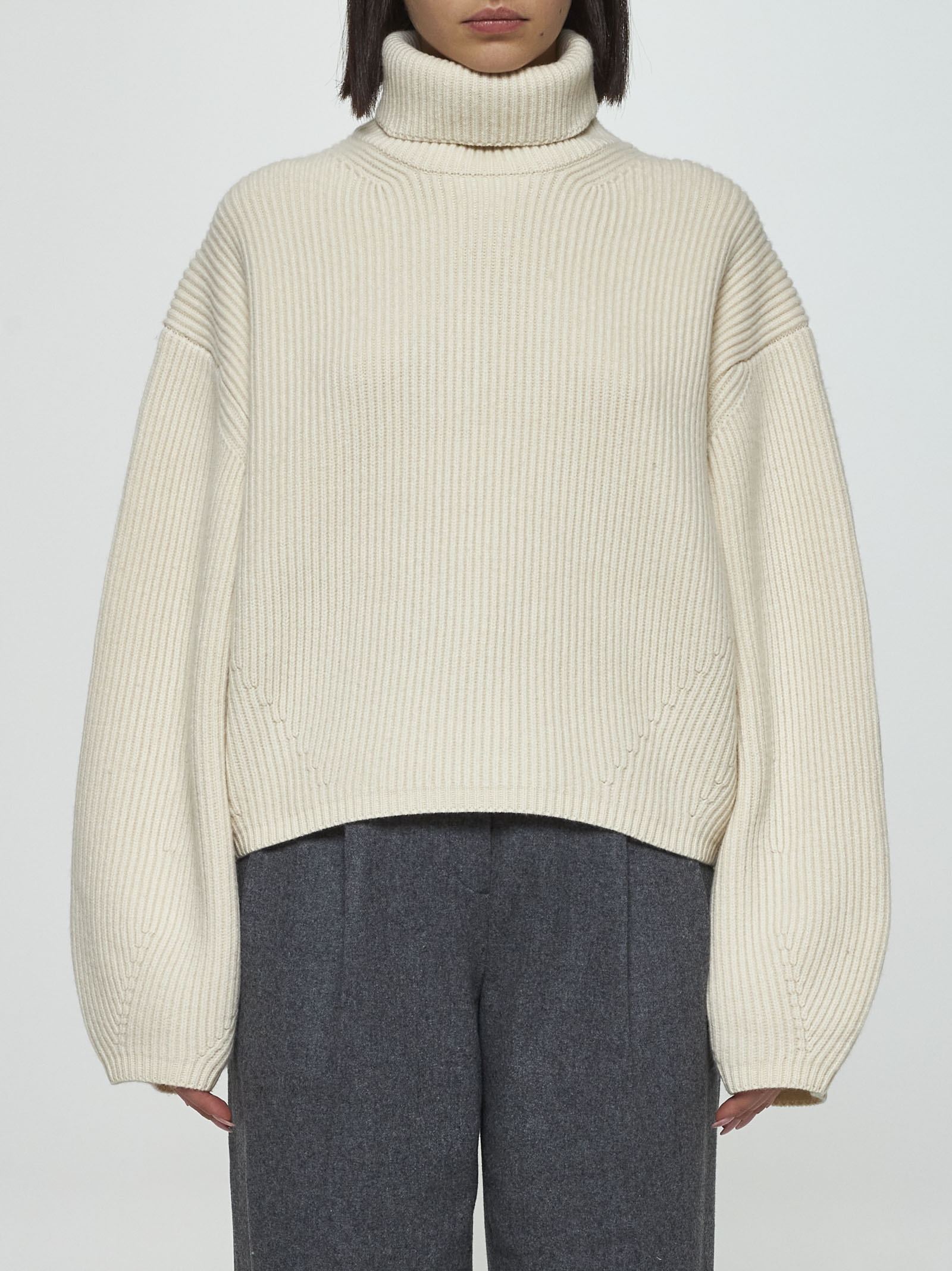 Wool-blend turtleneck - 3