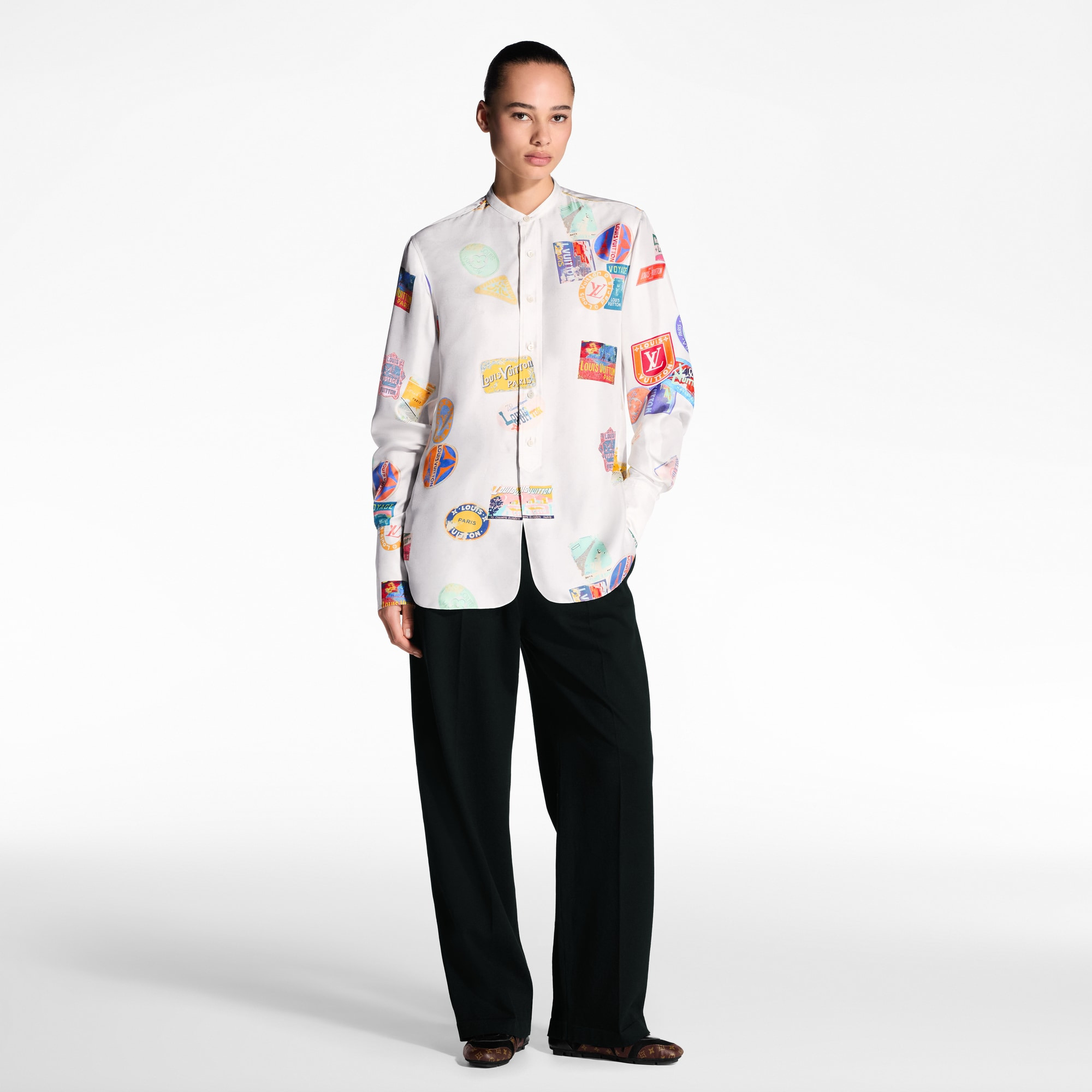 Mahina Patch Silk Shirt - 4