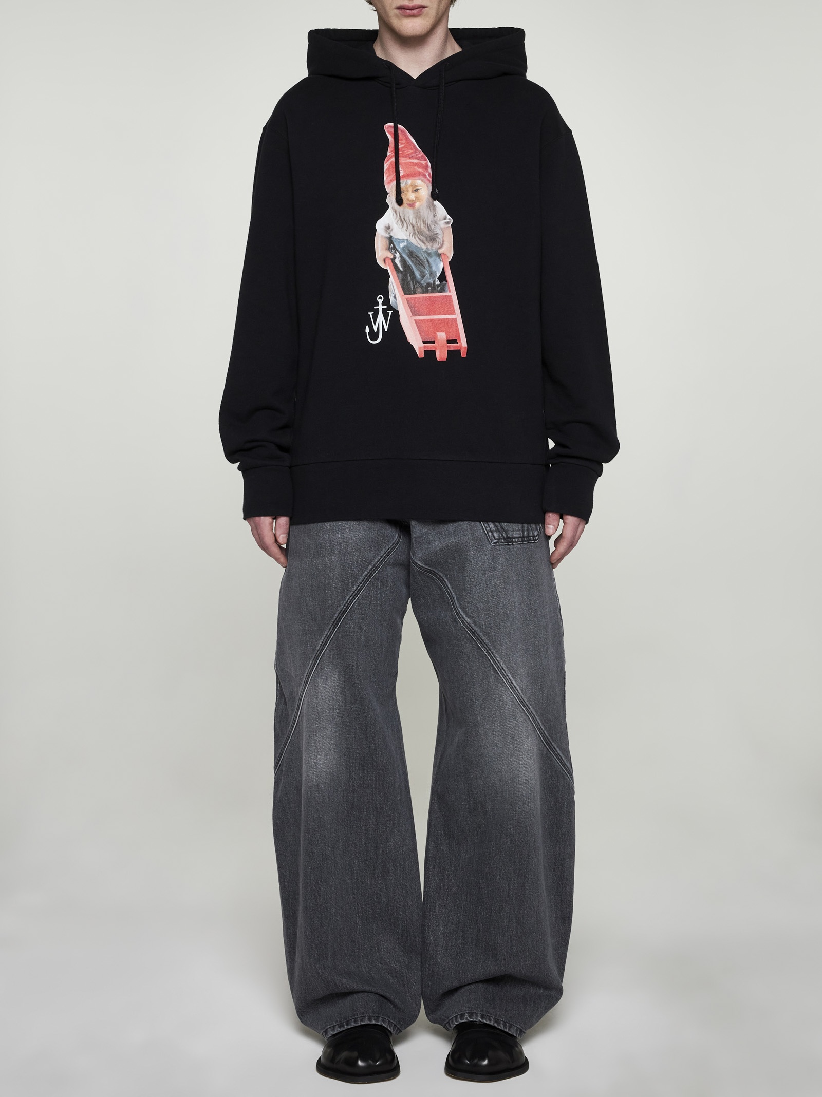 JW Anderson Gnome cotton hoodie | danielloboutique | REVERSIBLE