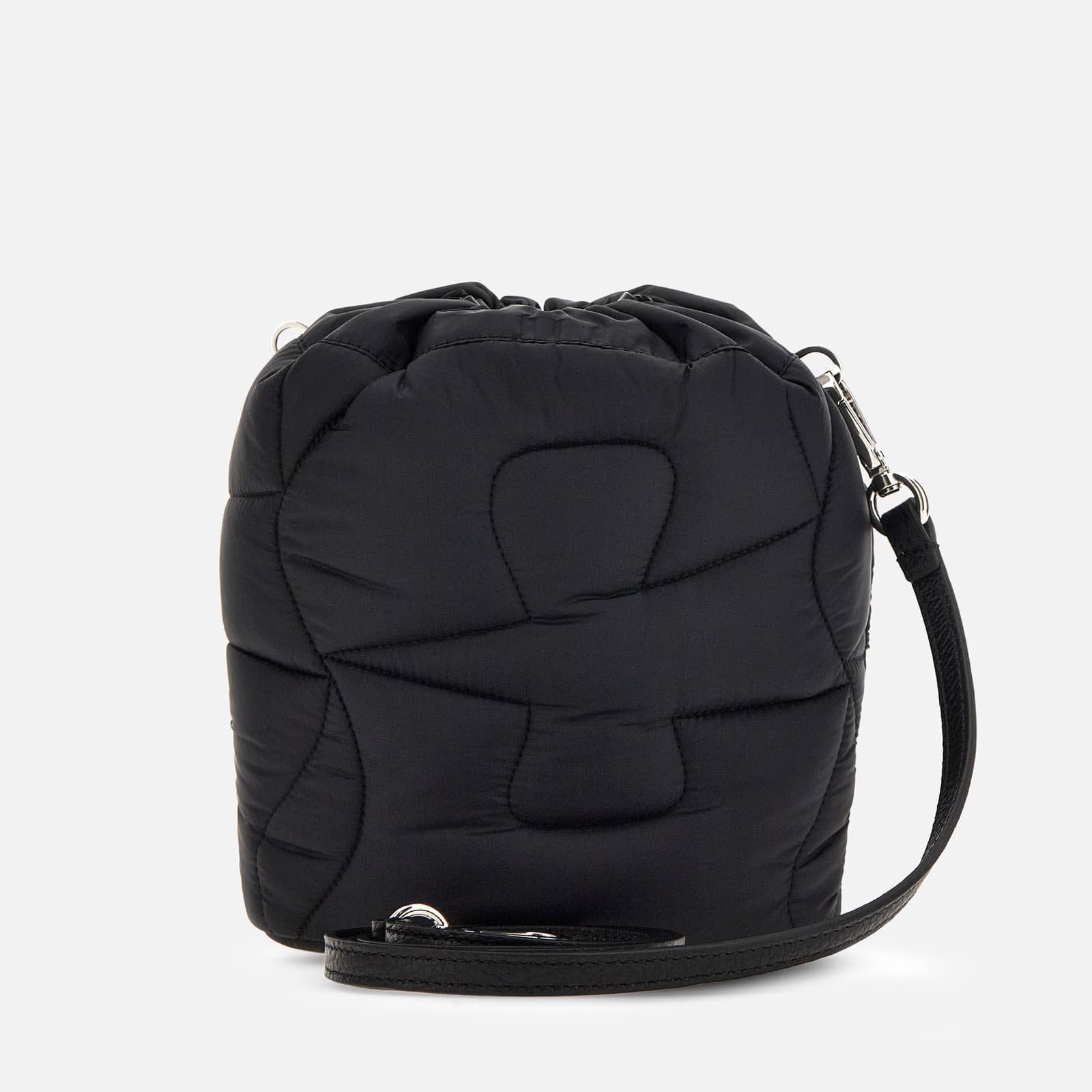 Quilted Bucket Bag Black - 2