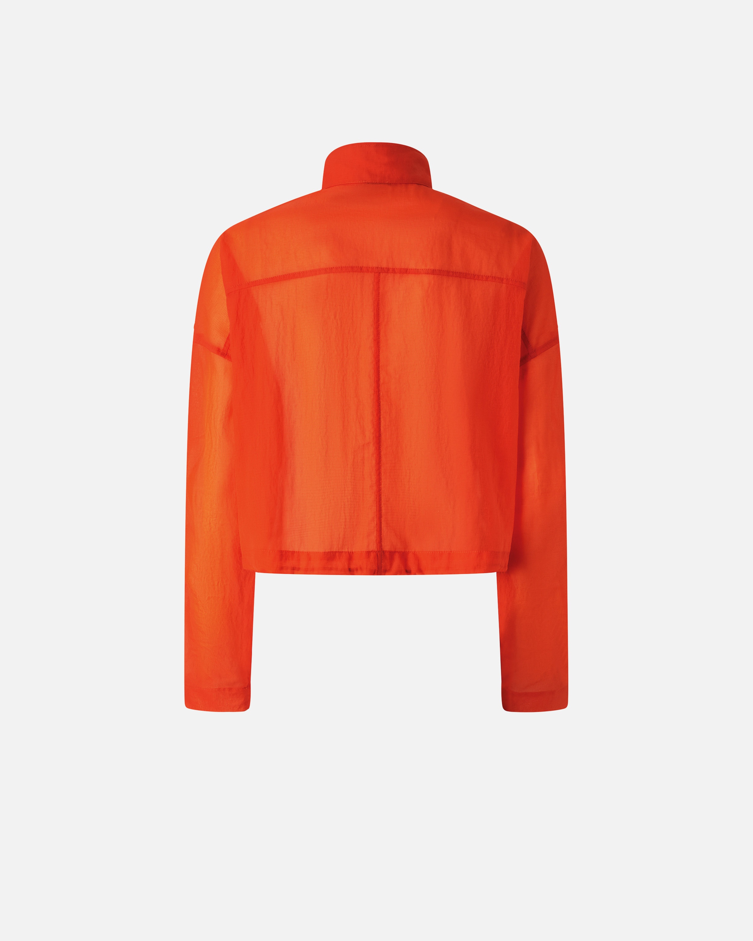 SHORT JACKET IN TECHNICAL ORGANZA-EFFECT FABRIC - 6