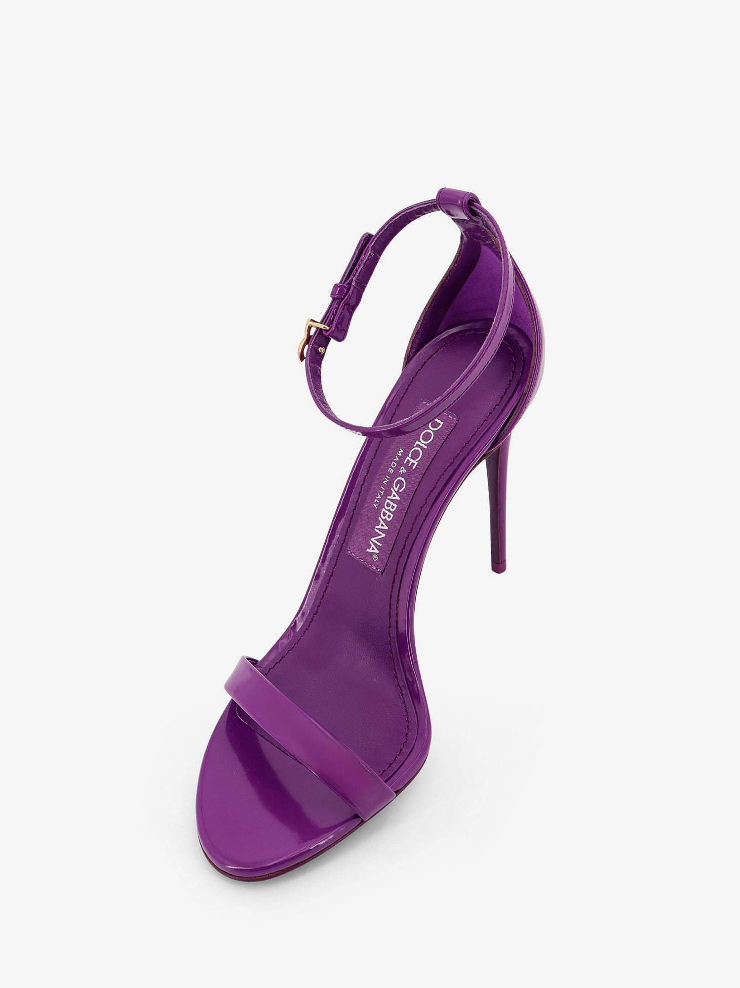 Dolce & Gabbana Women Keira Patent Leather Sandals - 4