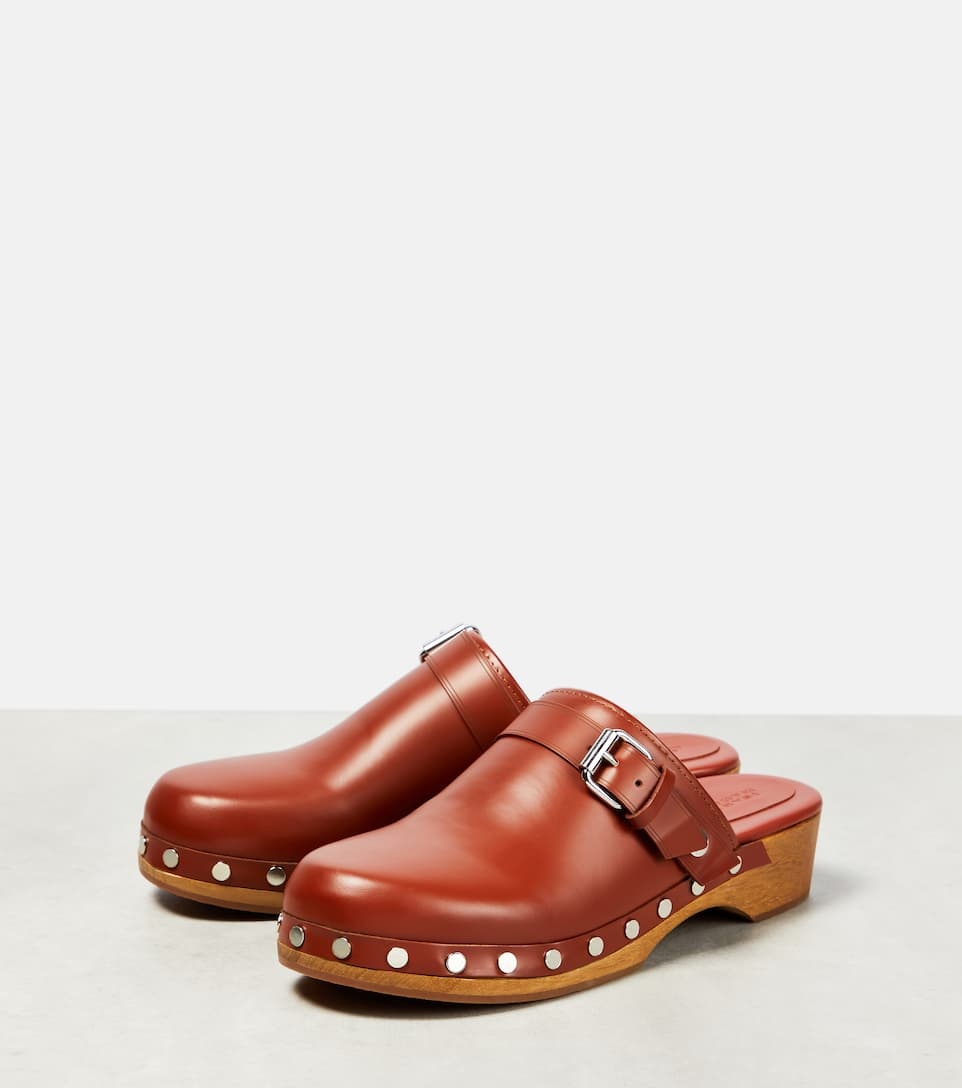 Thalie leather clogs - 5