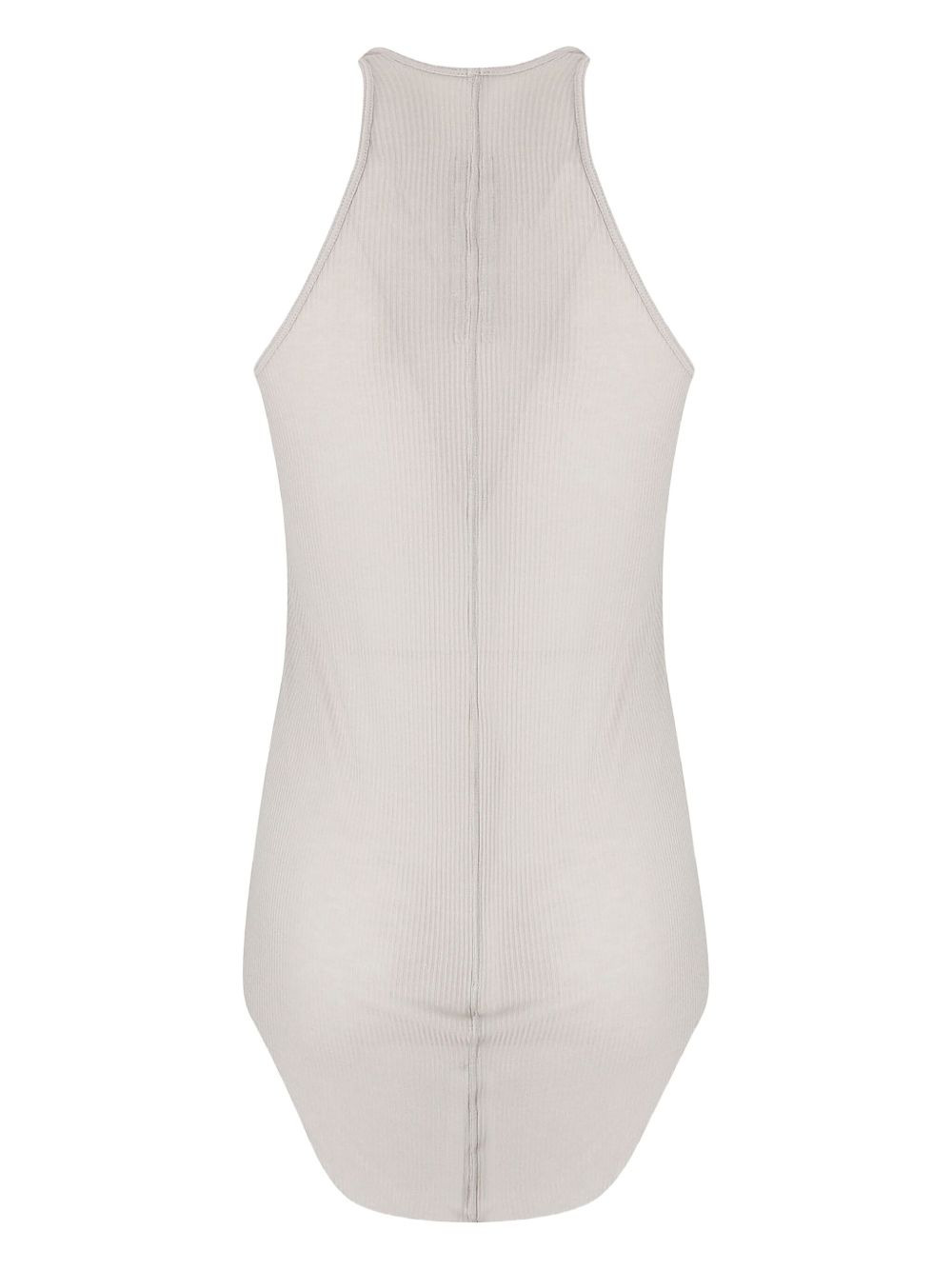 ribbed round-neck top - 2