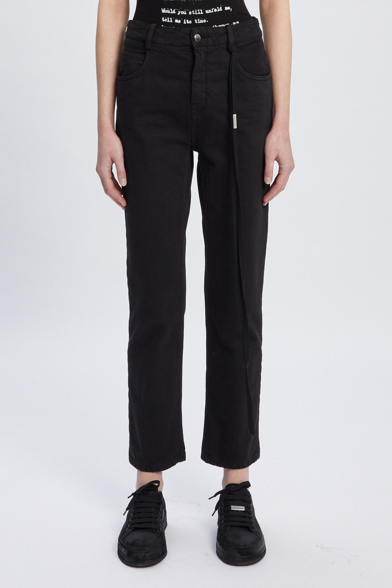 Herme 5 Pockets Slim Fit Cropped Trousers 1