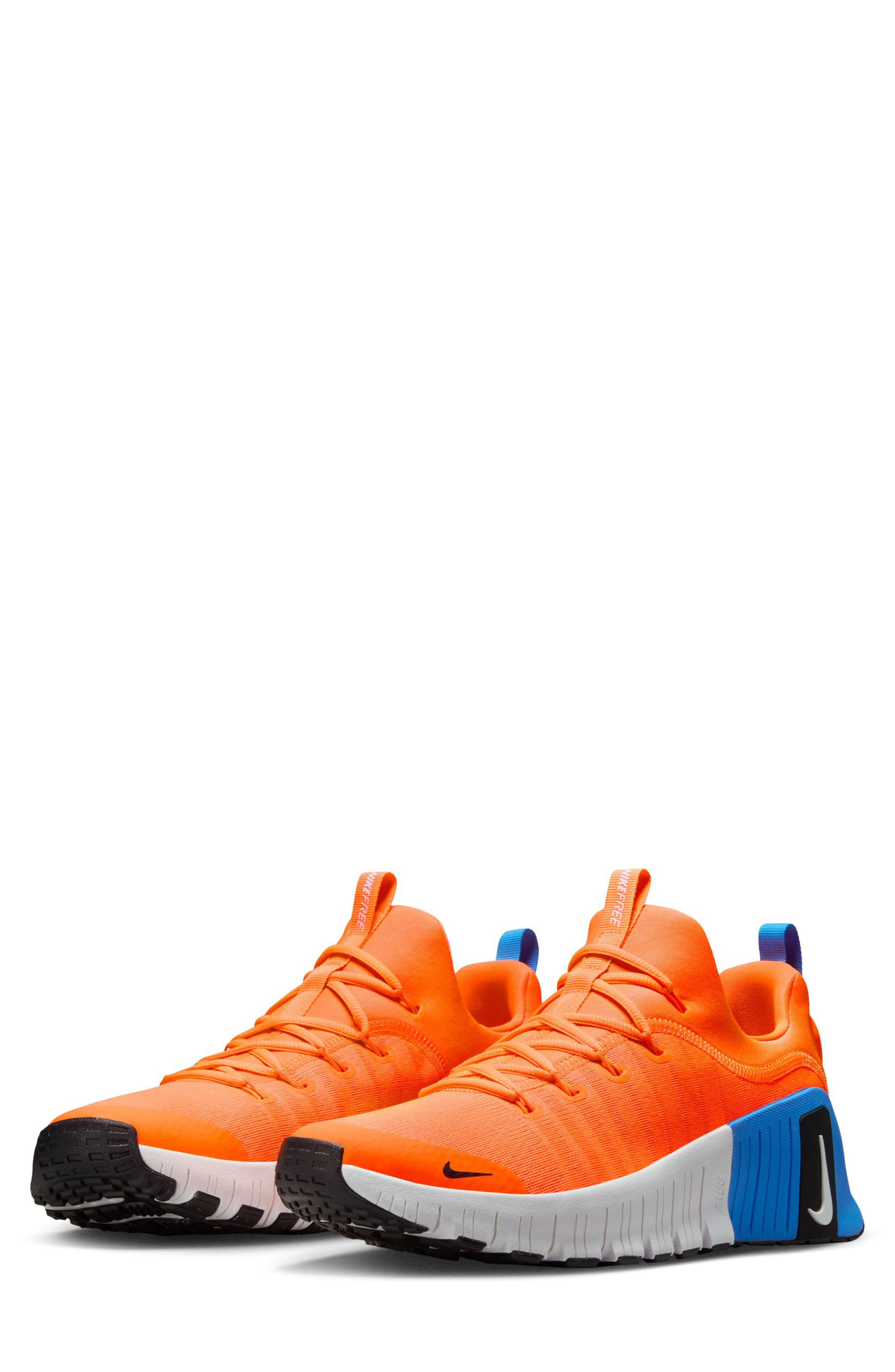 Nike Free Metcon 6 Training Shoe in Total Orange/White at Nordstrom - 1