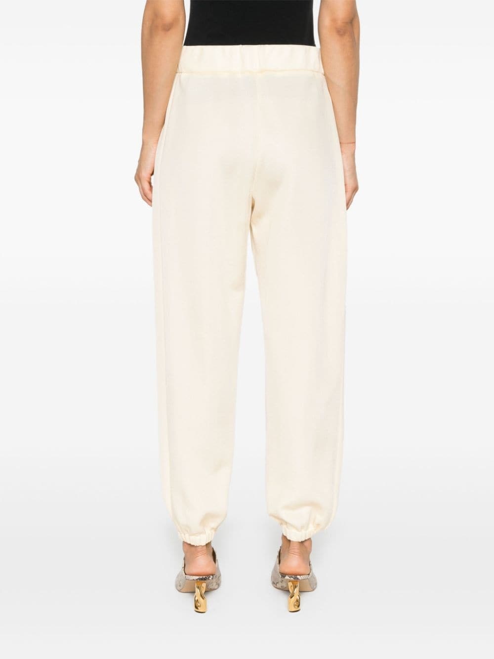 high-waist tapered trousers - 4