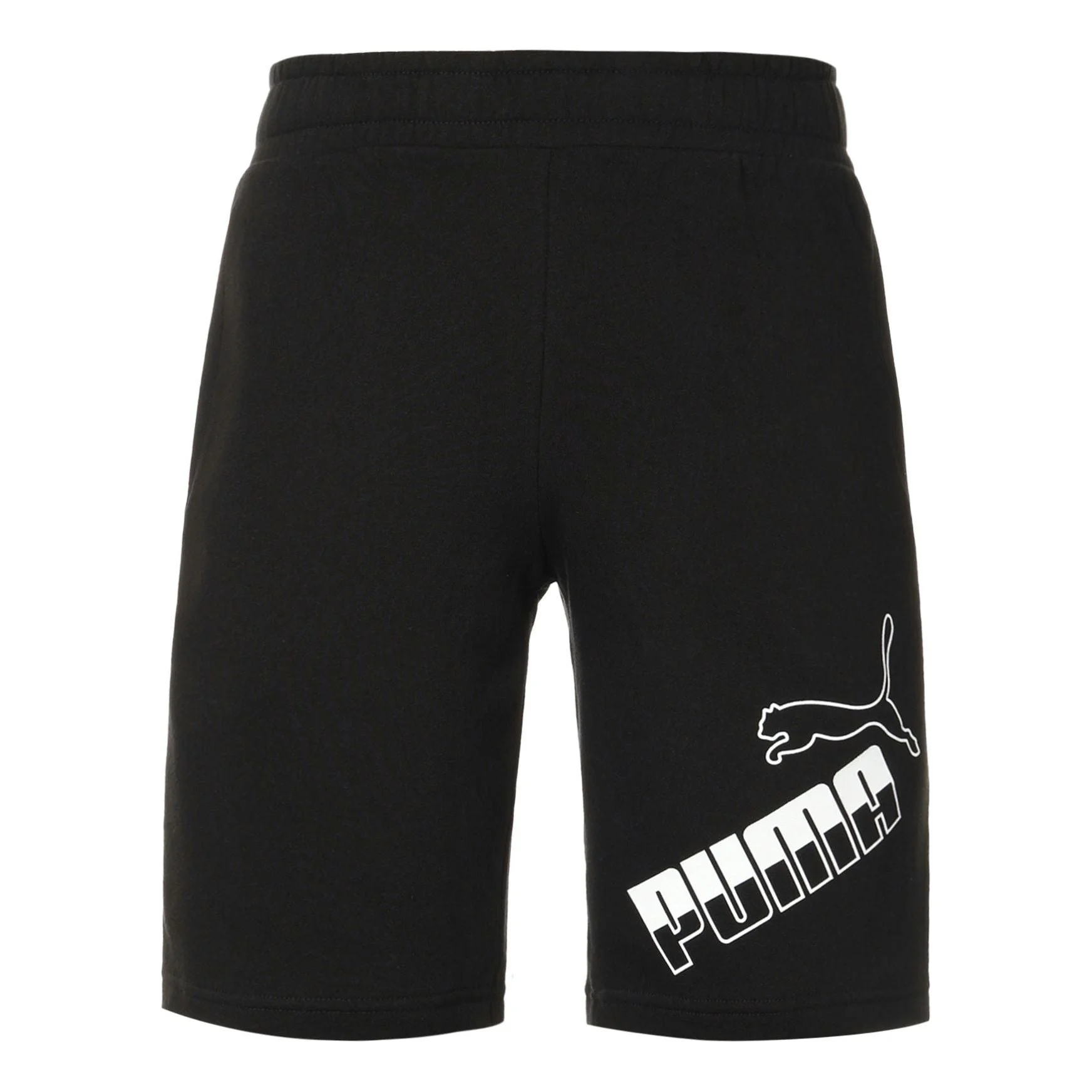 PUMA Amplified Big Logo Shorts 'Black White' 588675-01 - 1