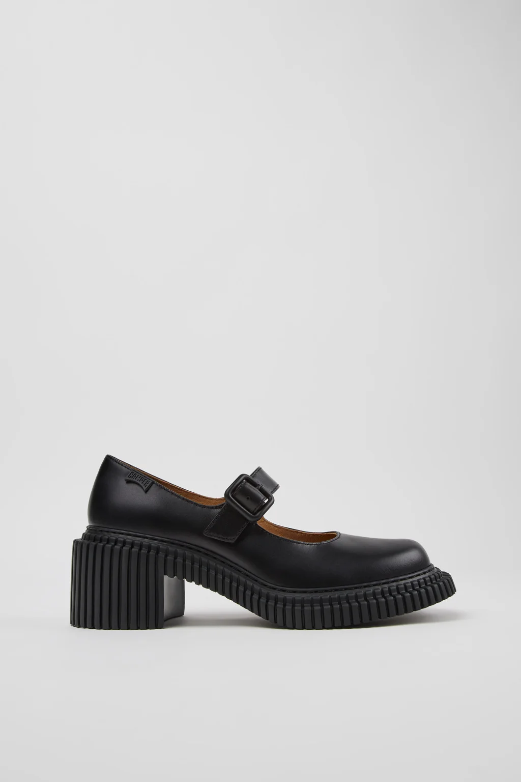 Pix London Black Leather Moccasins for Women. - 1