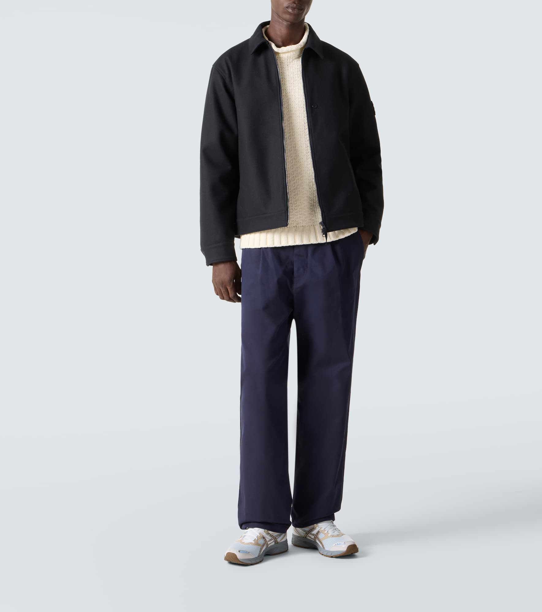 Ghost wool-blend flannel jacket - 2