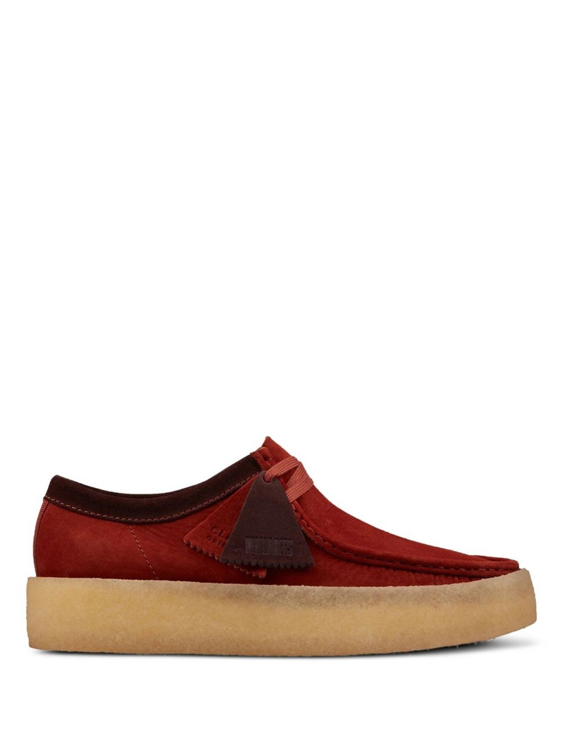 Wallabee 컵 "BURGUNDY NUBUCK" 사막 부츠 1