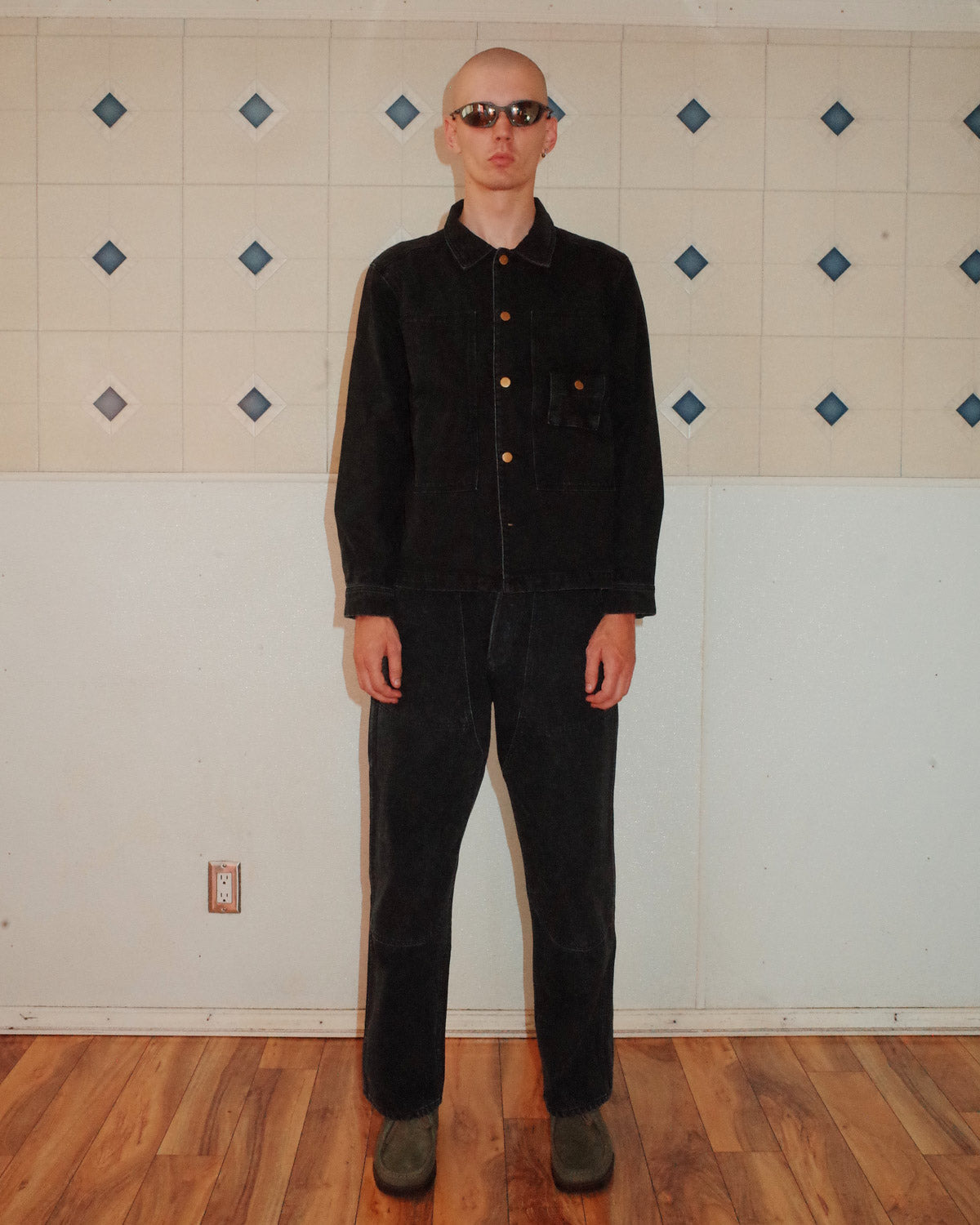 Denim 37 Work Shirt - Washed Black - 2