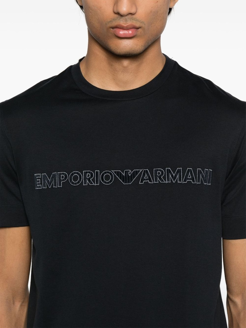 logo-embroidered T-shirt 4