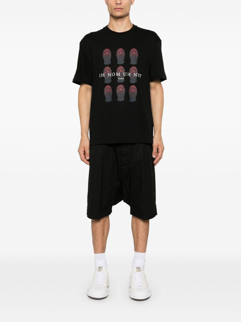 ih nom uh nit Red Masks-print T-shirt outlook