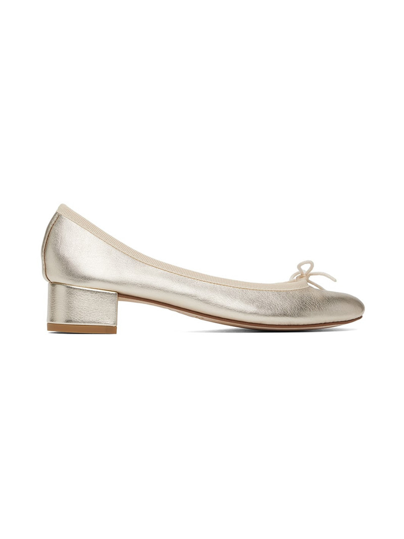 Gold Camille Heels 1