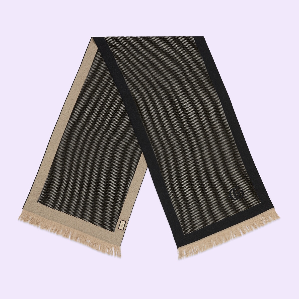 Double G cashmere scarf 2