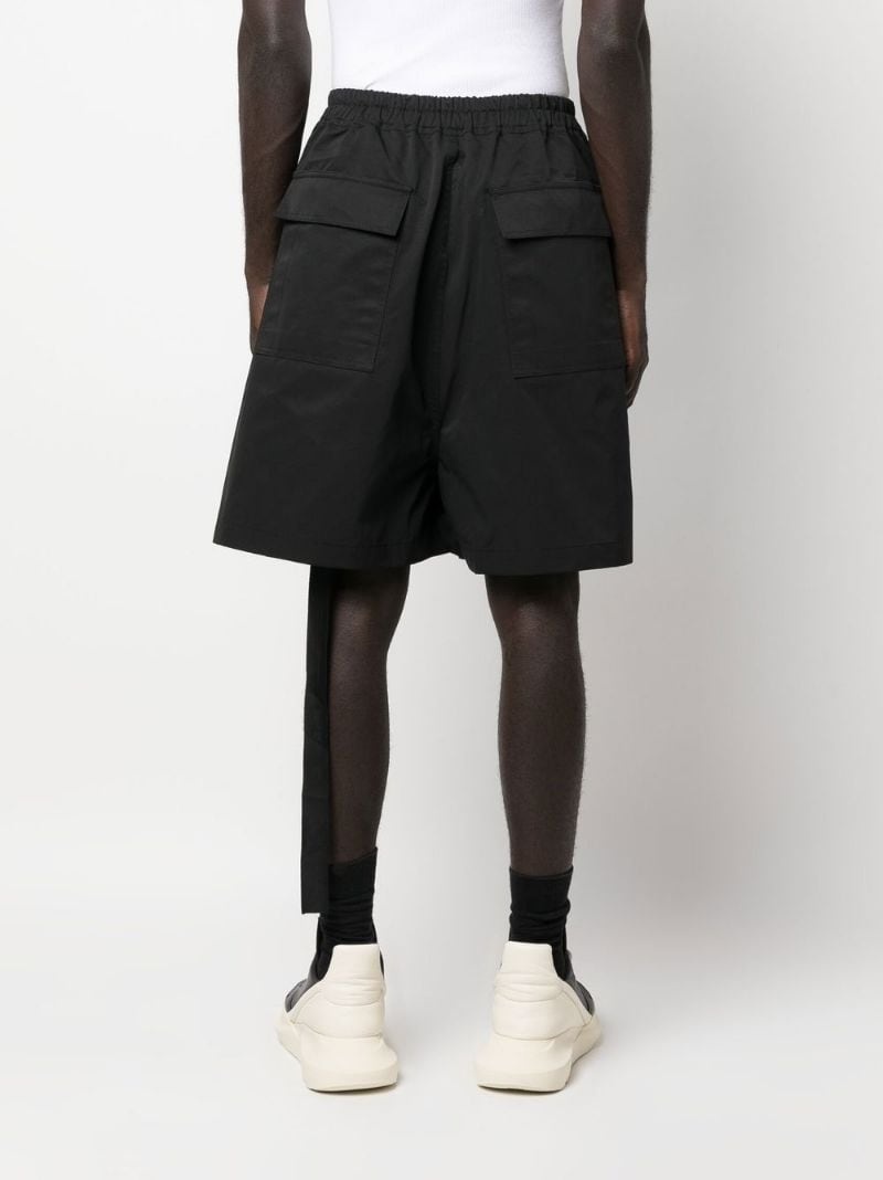 logo-patch deck shorts - 4