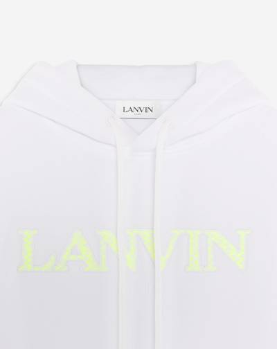 Lanvin CLASSIC FIT LANVIN CURB HOODY IN COTTON FLEECE outlook