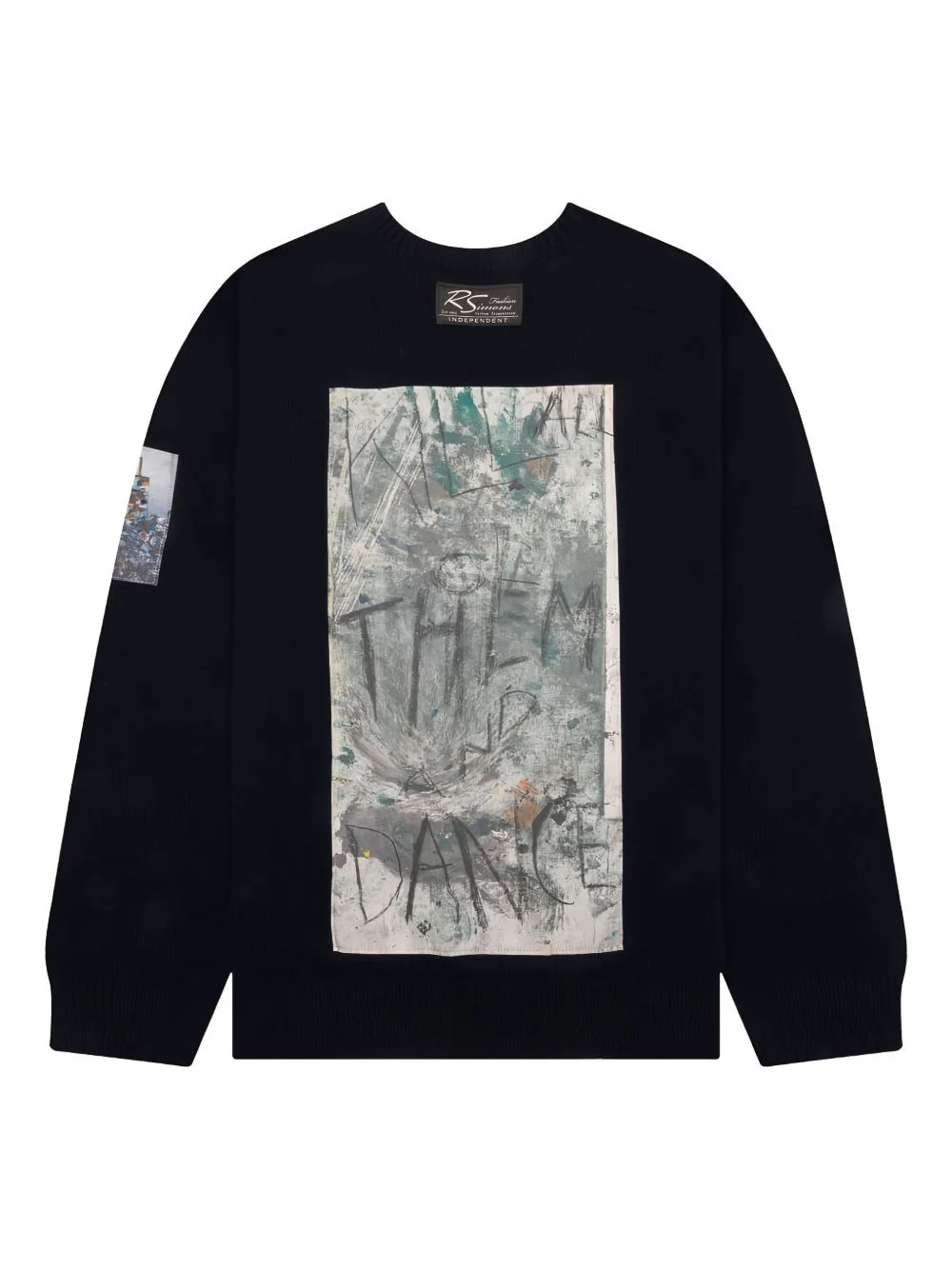 graphic-print sweater - 1