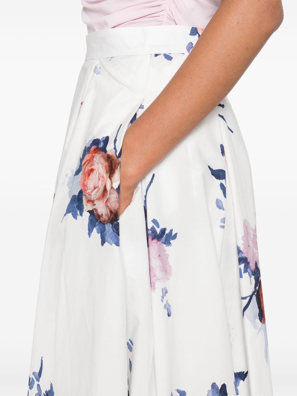 pleated midi skirt - 5