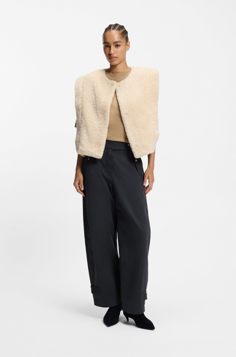 BOSS COTTON-JERSEY T-SHIRT WITH PUFF-PRINT LOGO outlook