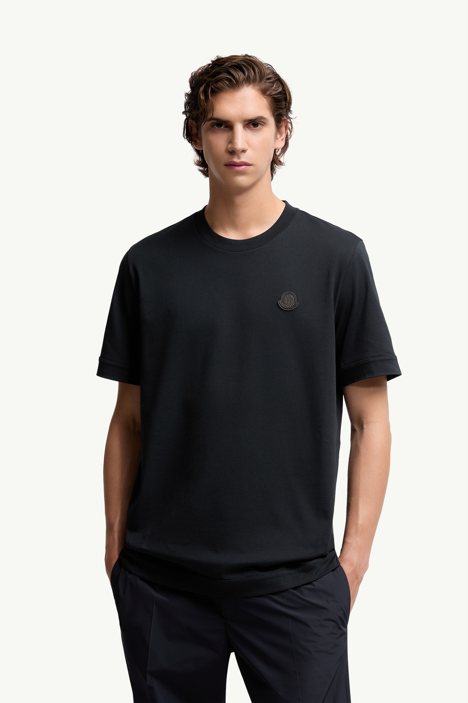 Logo Patch Cotton T-Shirt - 3