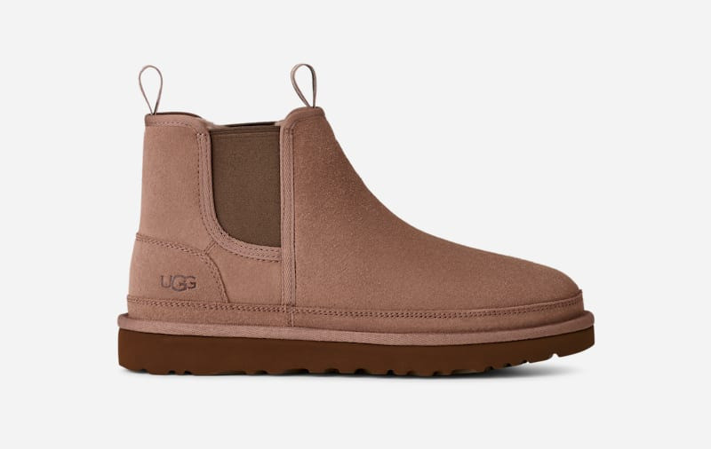 ® Men's Neumel Chelsea Suede Classic Boots in Rocky Oak 1