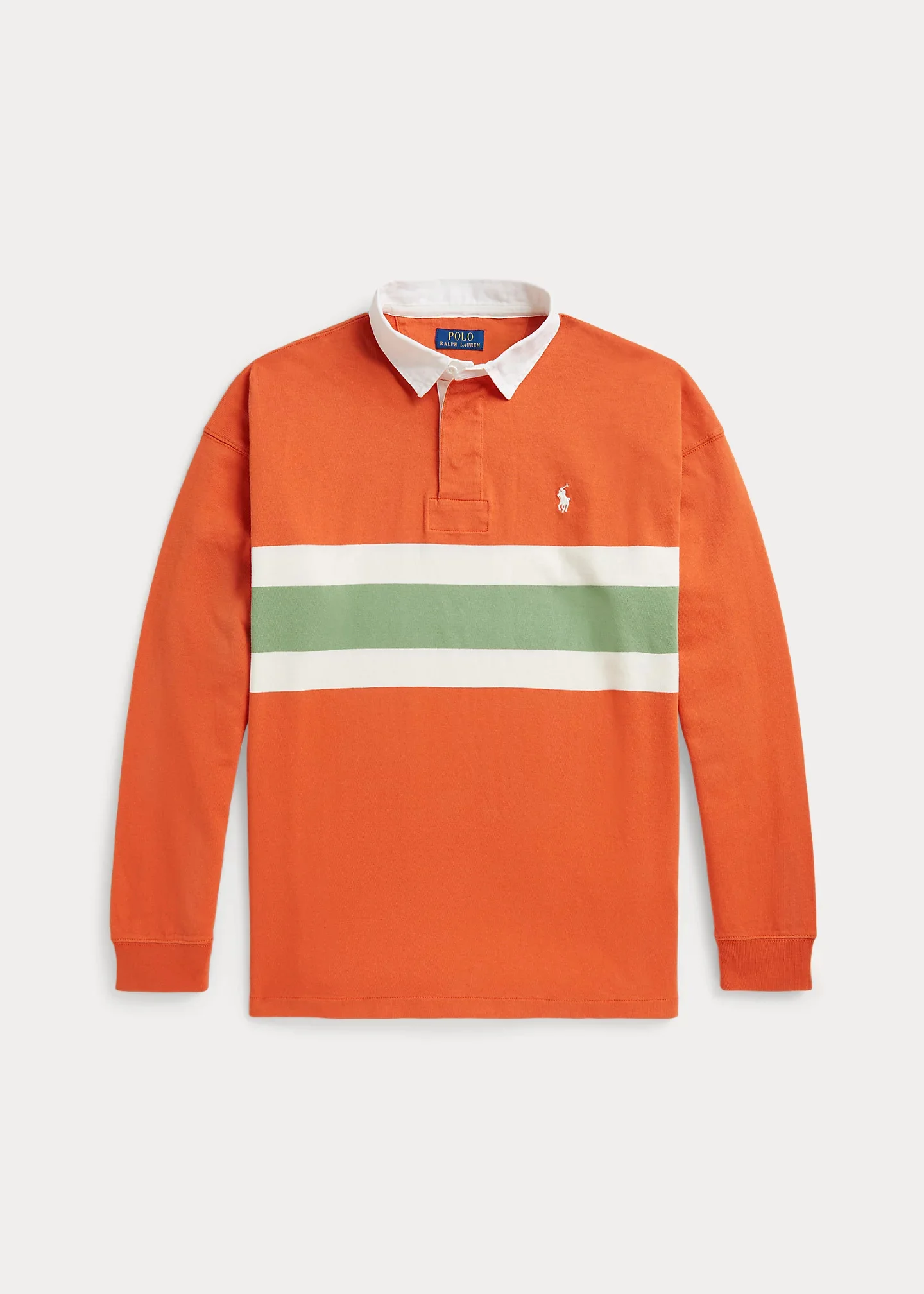 Big Fit Striped Jersey Rugby Shirt - 1