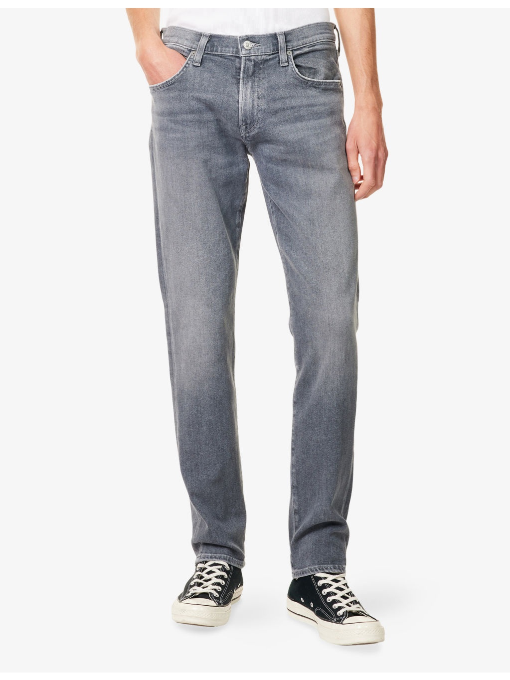 Adler Tapered-Leg Stretch-Denim Blend Jeans - 3