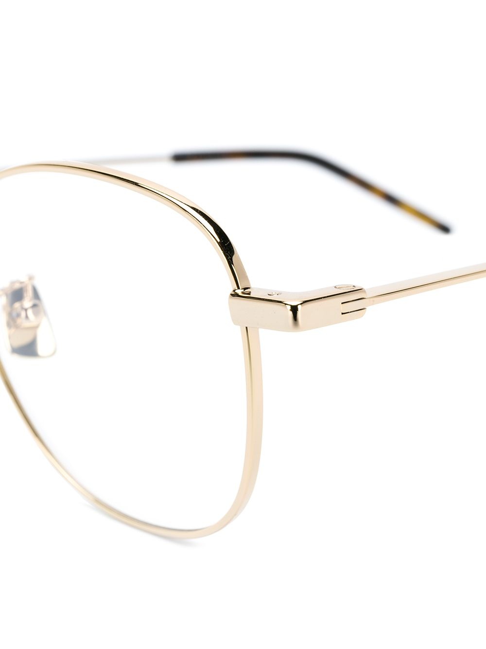 SL313 soft-round frame glasses - 3