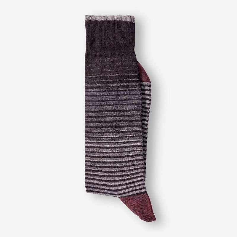 ALLEN EDMONDS Fade Stripe Dress Socks outlook