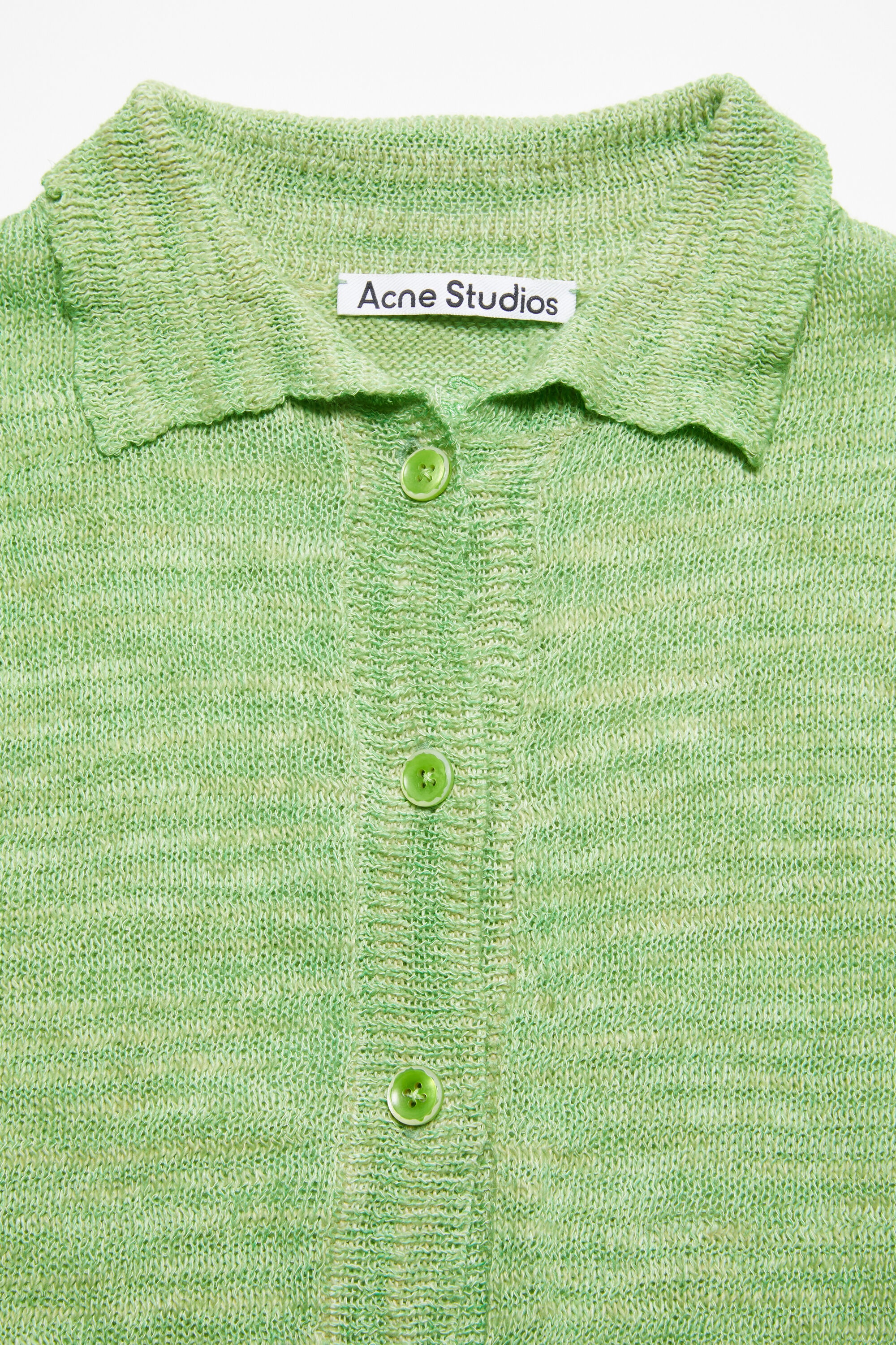Short sleeve cardigan - Bright Green - 5
