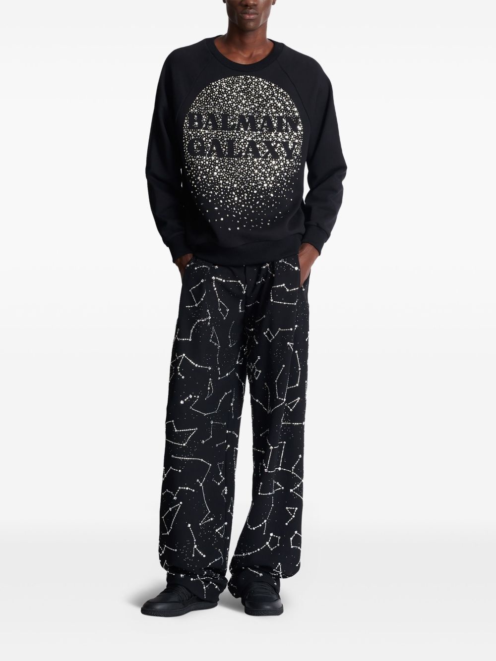 Galaxy embroidered sweatshirt - 2
