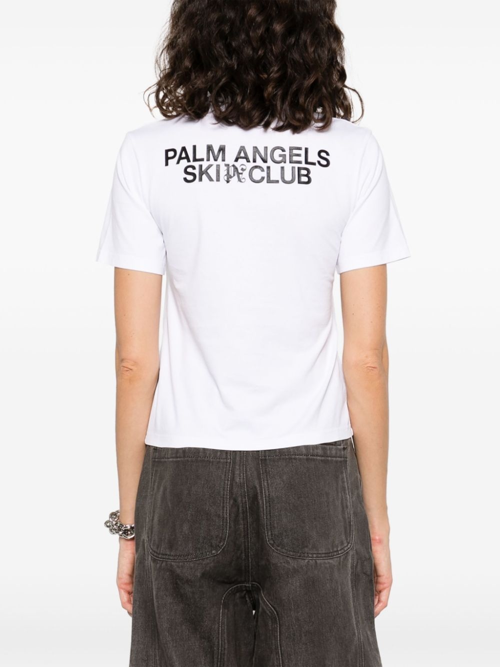 Ski Club fitted cotton T-shirt - 4