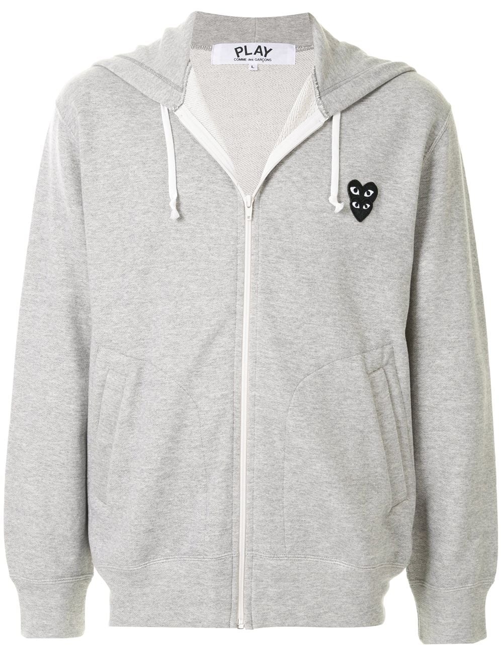 logo patch hoodie - 1