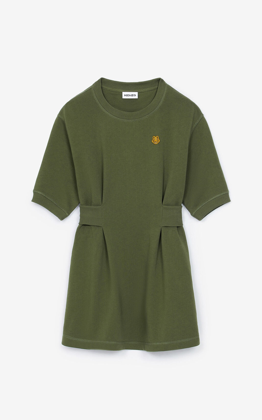Tiger Crest fitted sweatshirt dress - 1
