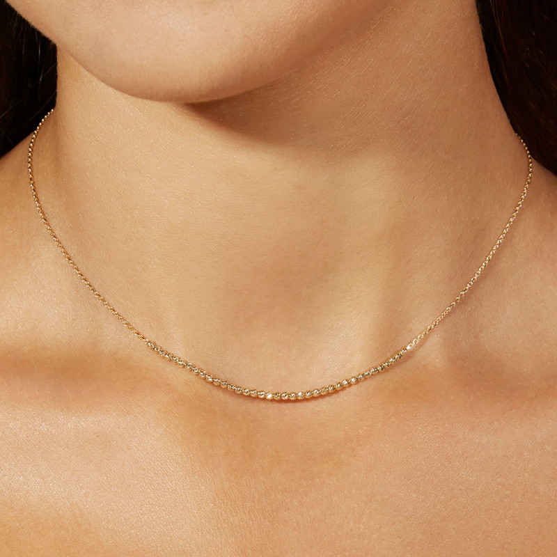STONE AND STRAND Glitter in the Sky Choker outlook
