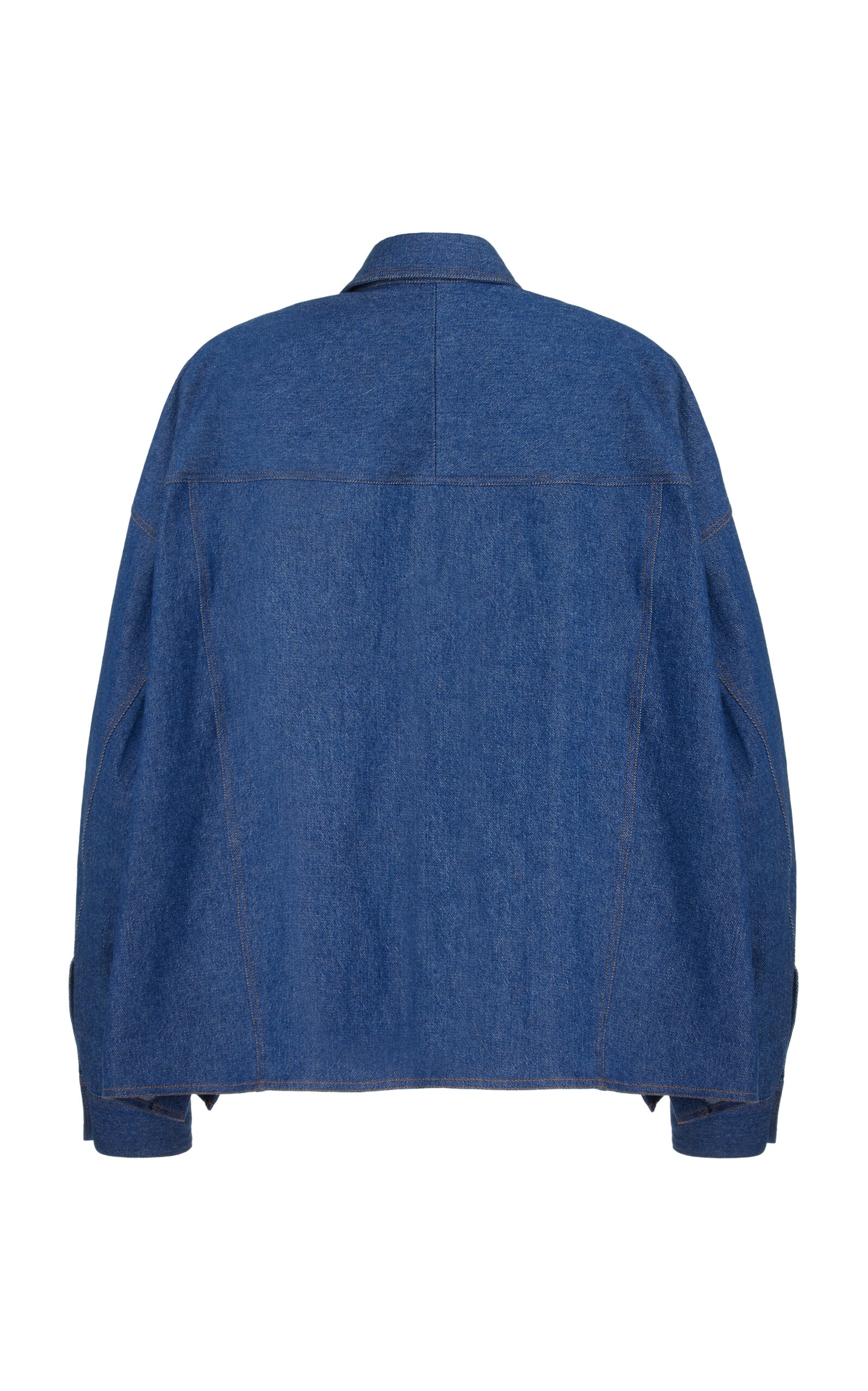 Oversized Denim Shirt blue - 3
