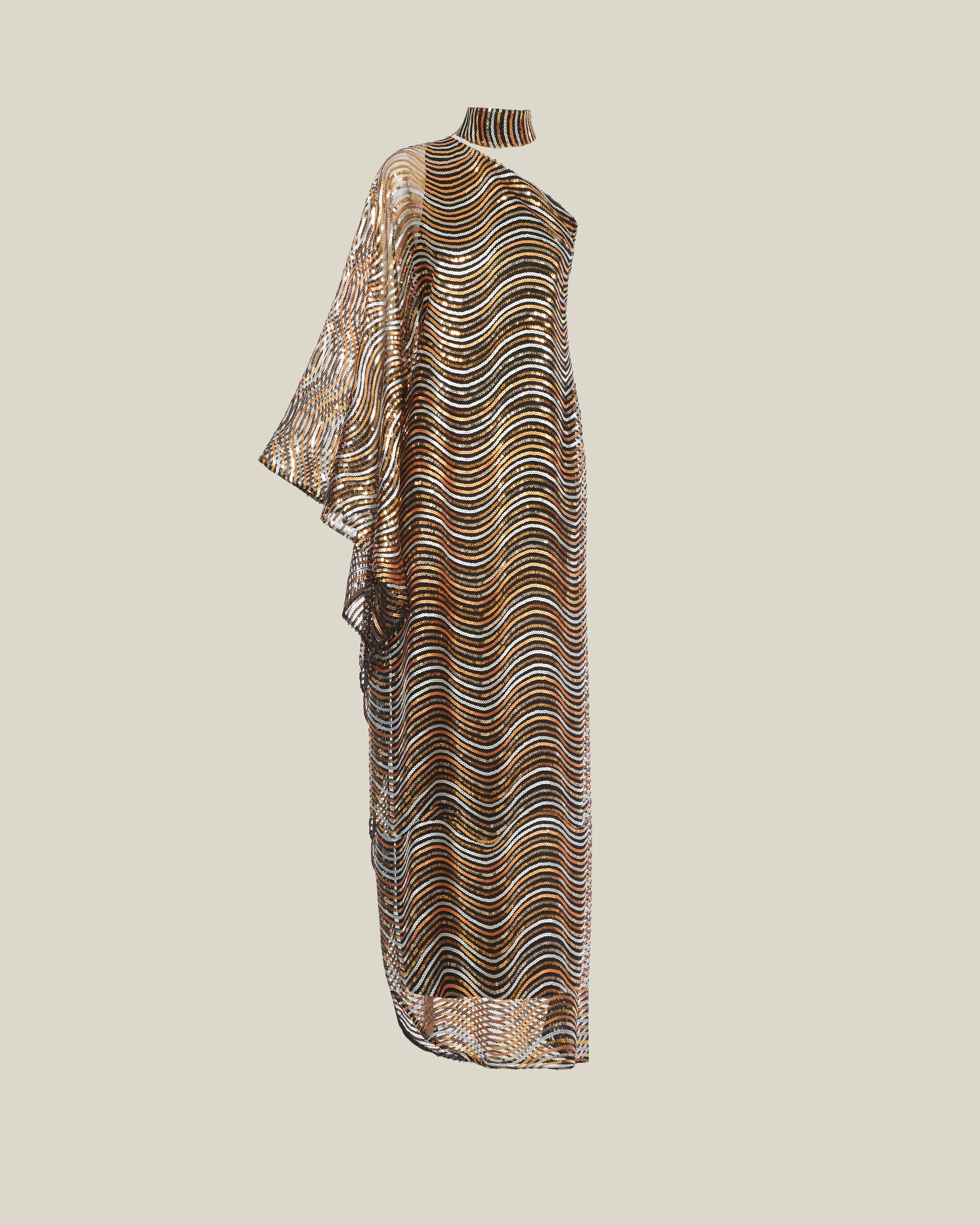 The Glaum Dress in Gold - 1