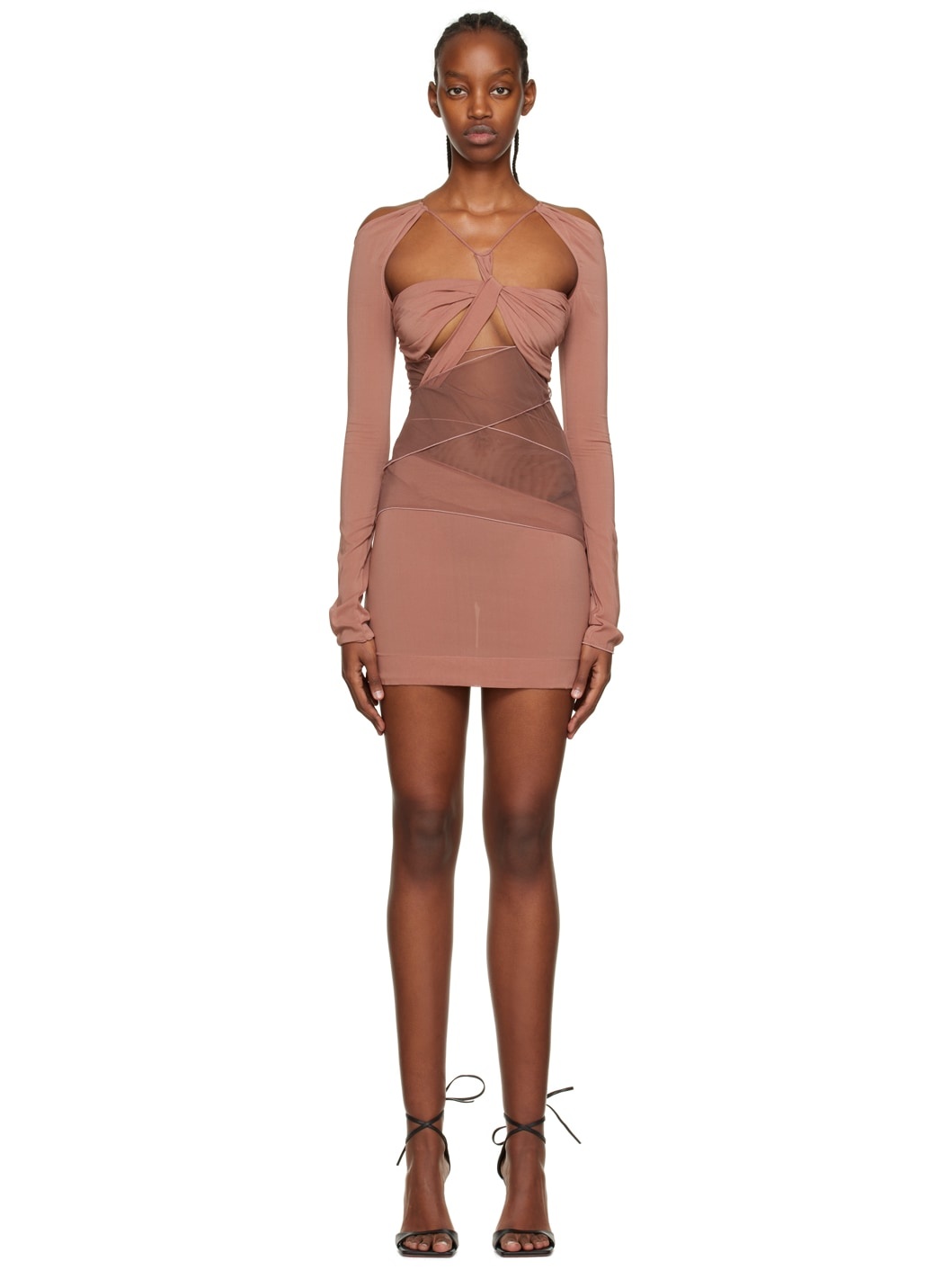 SSENSE Exclusive Pink Minidress - 1