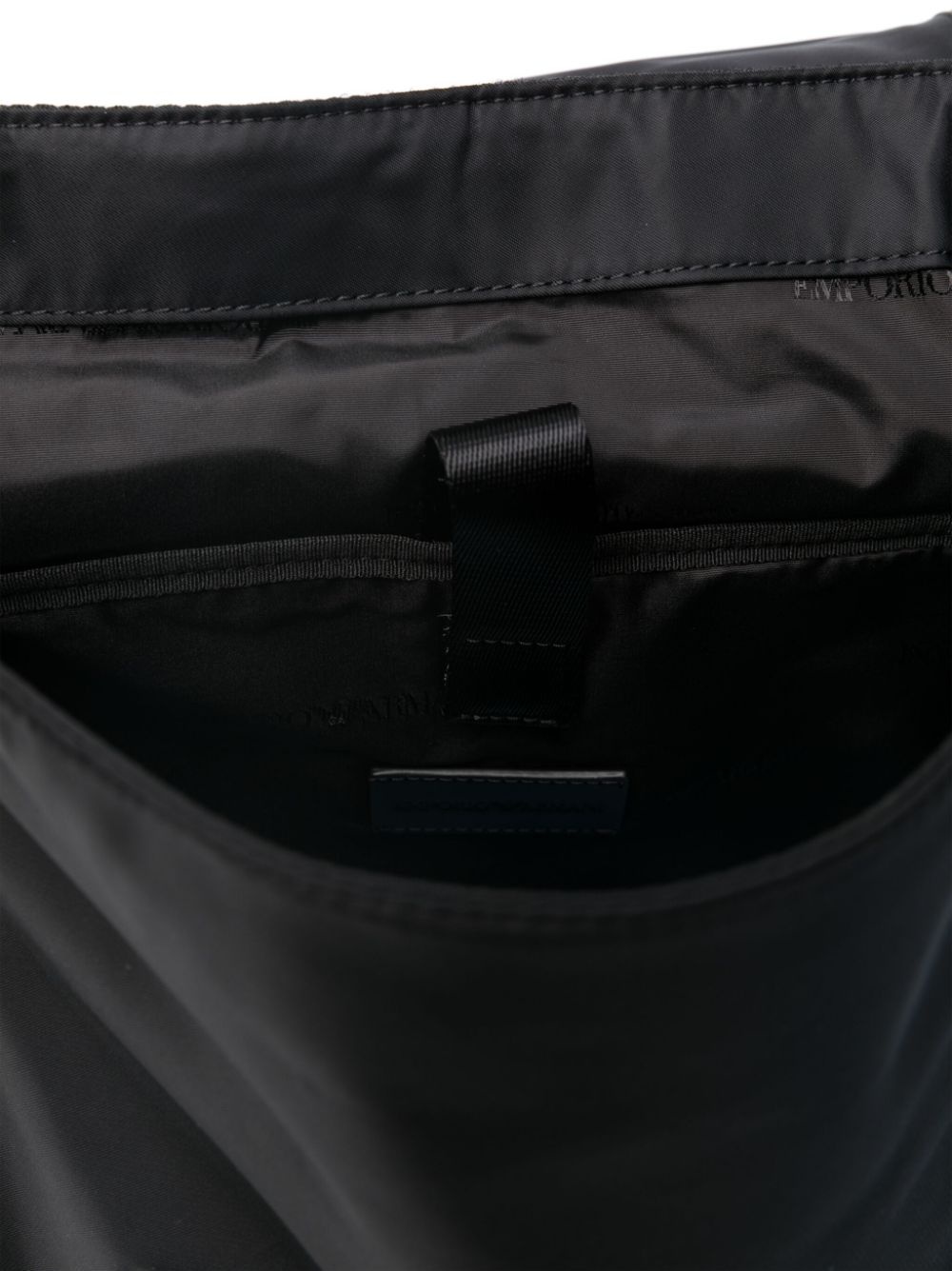 logo-plaque foldover backpack - 5