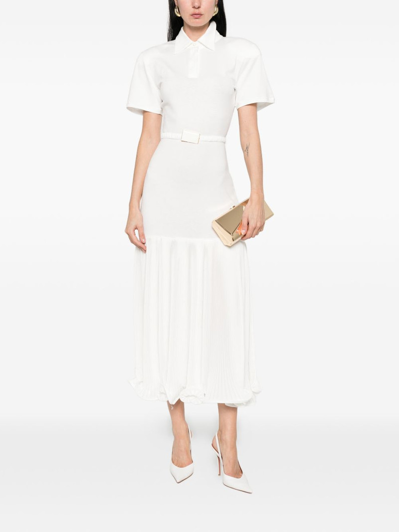 ROWEN ROSE pleated dress outlook