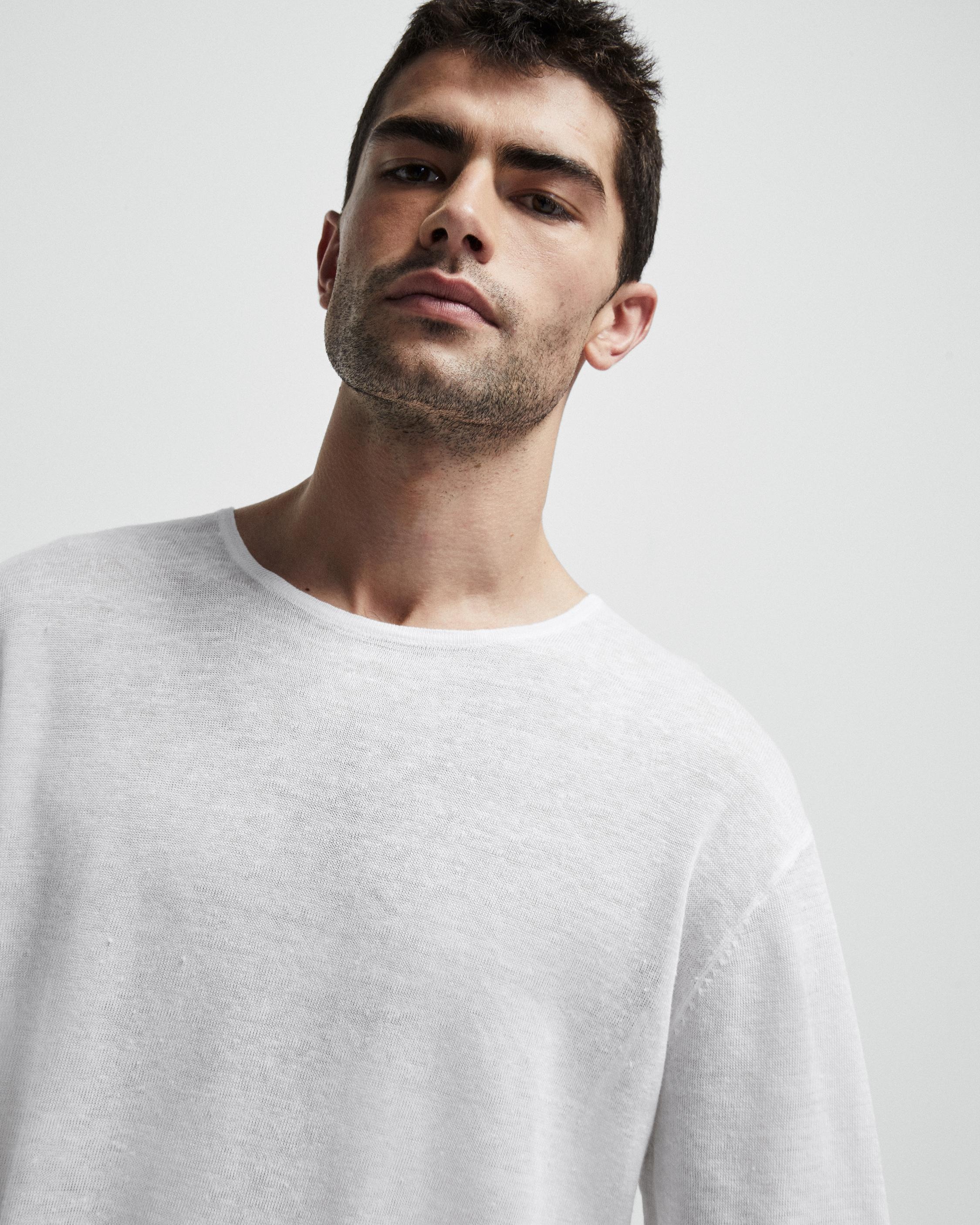 Kerwin Linen Long Sleeve Crew
Relaxed Fit Shirt - 7