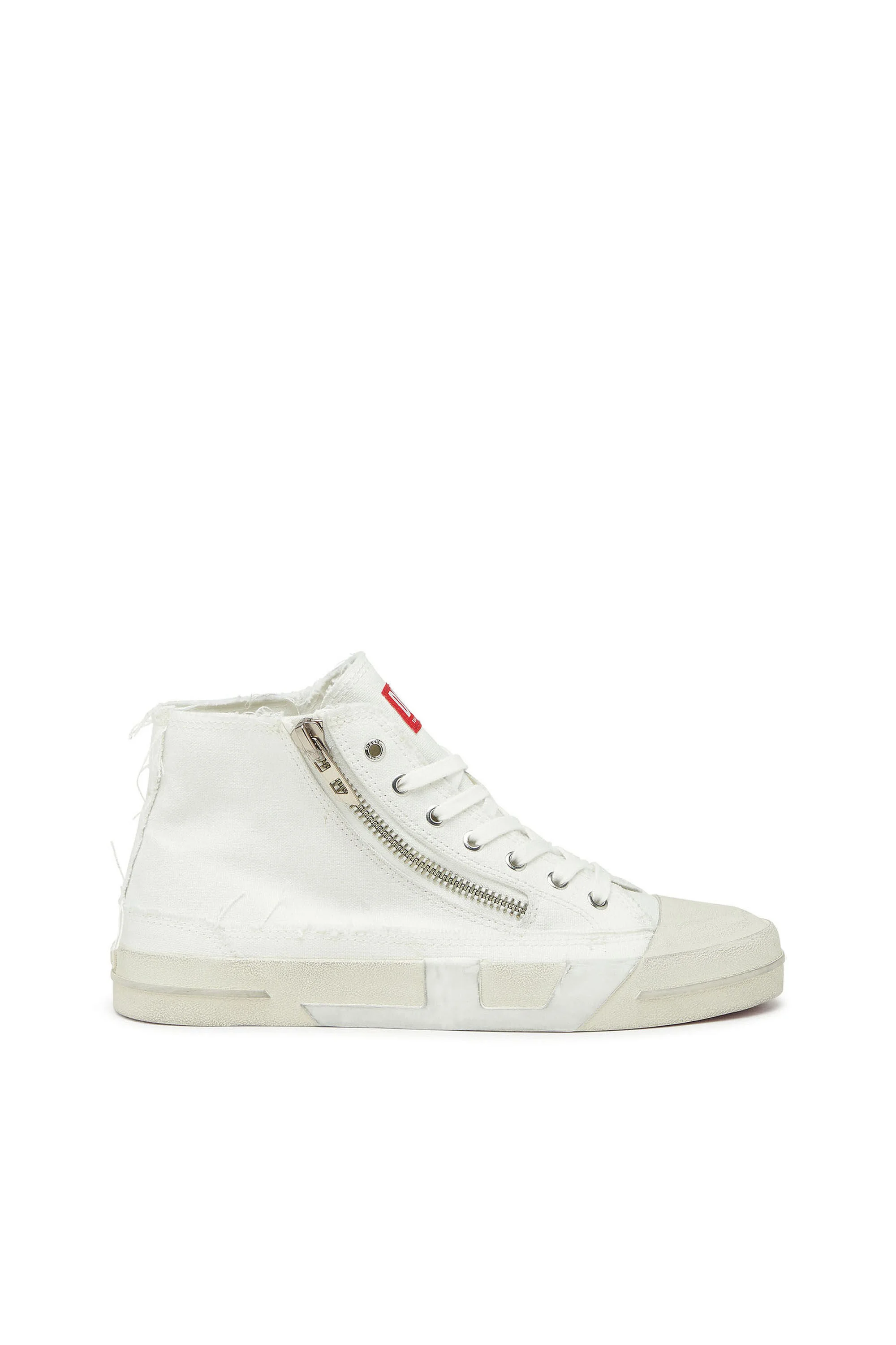 S-D-VERSE - SNEAKERS IN FRAYED CANVAS WITH D LOGO - 1