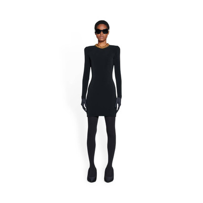 BALENCIAGA Women's Mini Dress in Black outlook