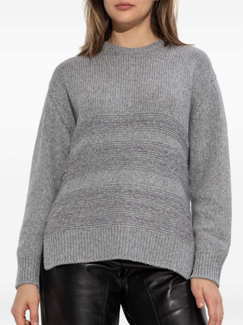 mélange-effect jumper 3